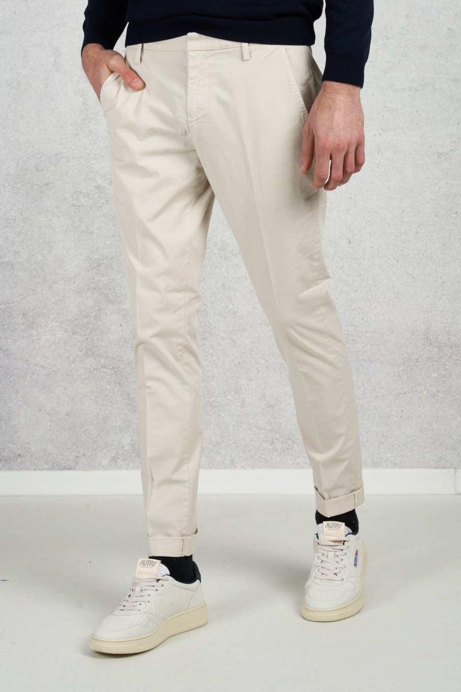 Uomo dondup Pantaloni | Pantalone Gaubert Multicolor Uomo