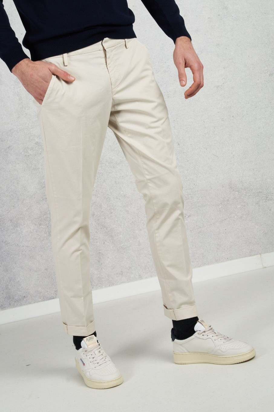 Uomo dondup Pantaloni | Pantalone Gaubert Multicolor Uomo