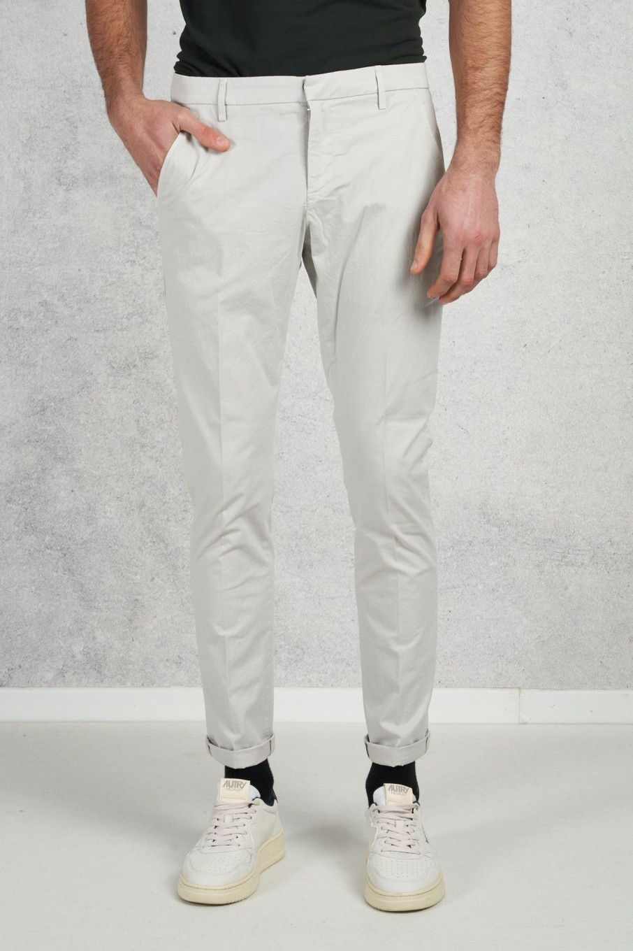 Uomo dondup Pantaloni | Pantalone Gaubert Grigio Uomo