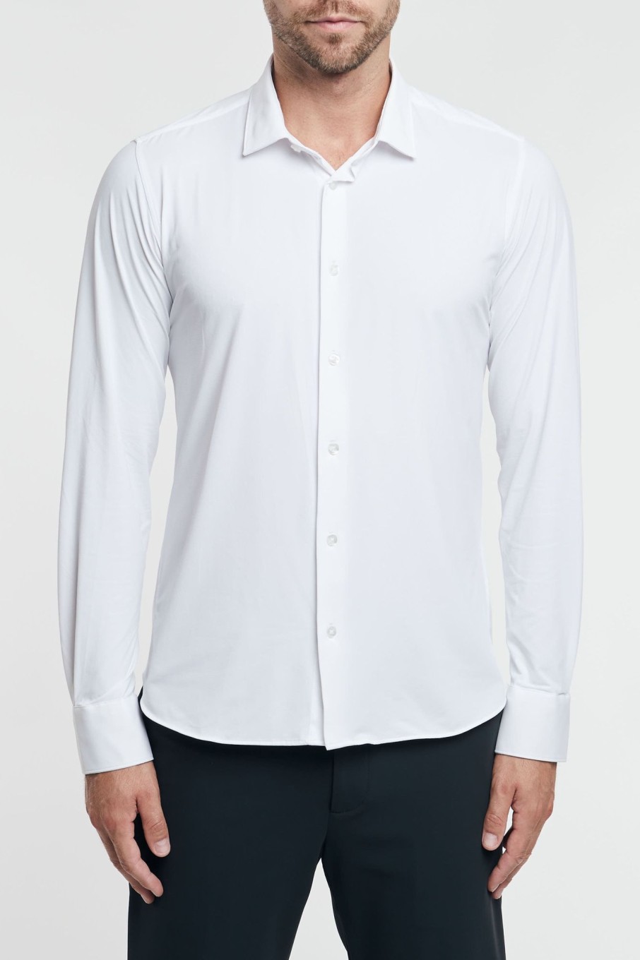 Uomo rrd Camicie | Oxford Open Shirt Bianco Uomo