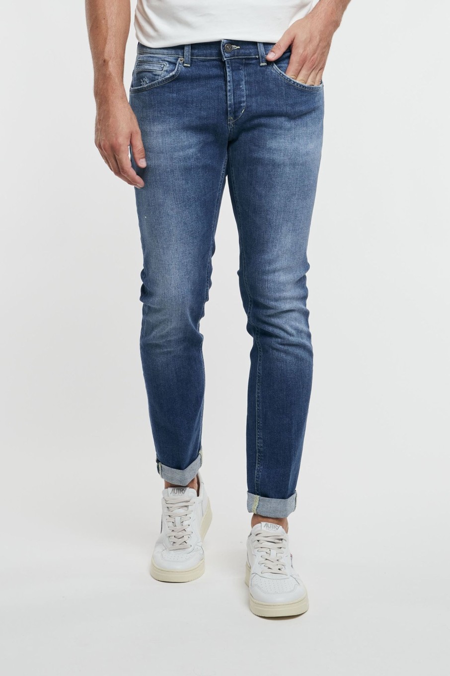 Uomo dondup Jeans | Jeans George Blu Uomo