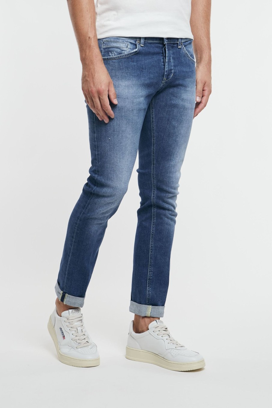 Uomo dondup Jeans | Jeans George Blu Uomo