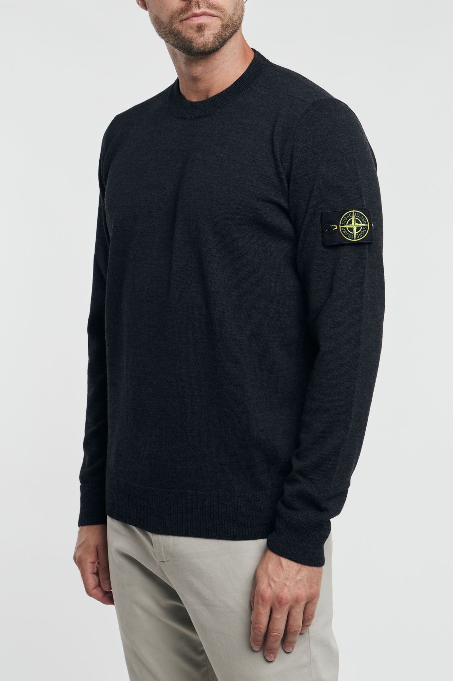 Uomo stone island Maglie | Maglia Grigio Uomo