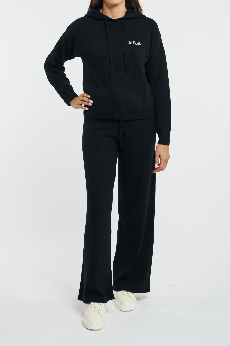 Donna mc2 saint barth Felpe | Hoodie Sweater Nero