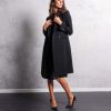 Donna tagliatore 0205 Cappotti | Cappotto Nero Donna