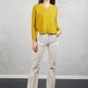 Donna purotatto Maglie | V Neck Sweater Giallo Donna