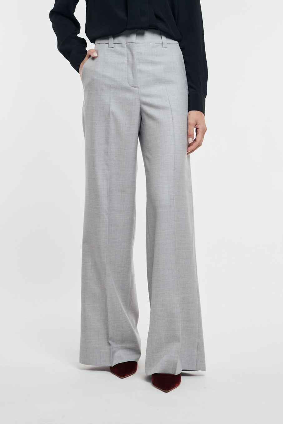 Donna incotex Pantaloni | Pantalone Neera Grigio Donna